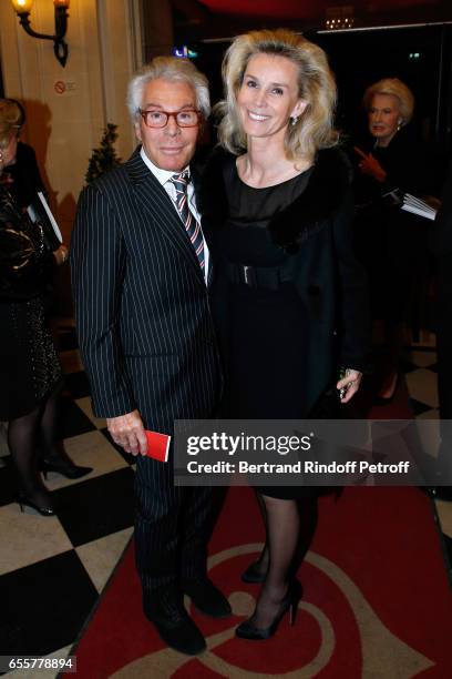 Jean-Daniel Lorieux and his companion Laura Restelli attend the "Enfance Majuscule 2017" Charity Gala for the benefit of abused childhood. Held at...