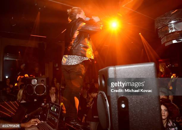 Singer Conrad Sewell performs on day three of TAO, Beauty & Essex, Avenue and Luchini LA Grand Opening on March 18, 2017 in Los Angeles, California.
