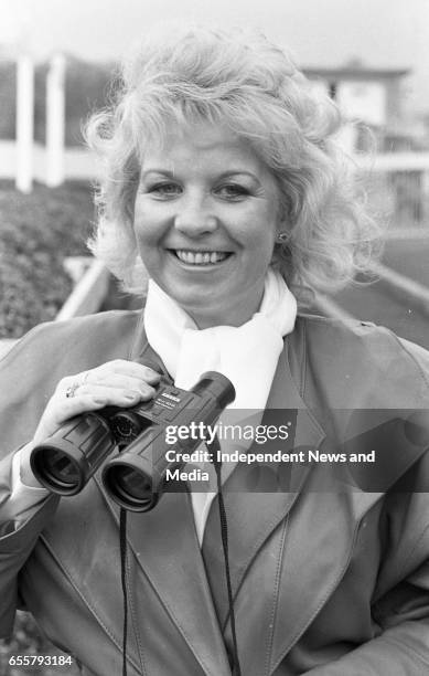 Leopardstown Races, Leopardstown, Dublin, circa March 1986 .