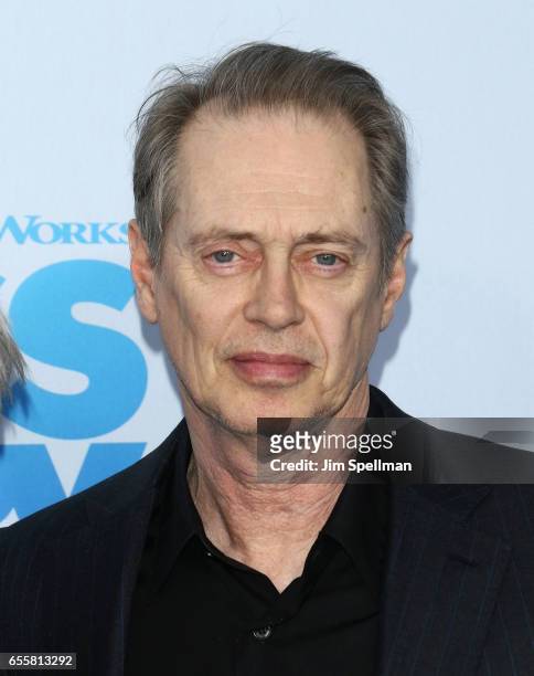 Actor Steve Buscemi attends "The Boss Baby" New York premiere at AMC Loews Lincoln Square 13 theater on March 20, 2017 in New York City.