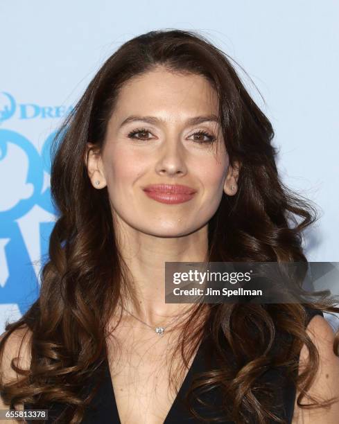 Hilaria Baldwin attends "The Boss Baby" New York premiere at AMC Loews Lincoln Square 13 theater on March 20, 2017 in New York City.