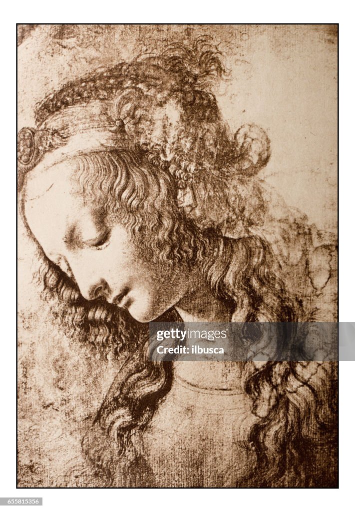 Leonardo's sketches and drawings: Virgin