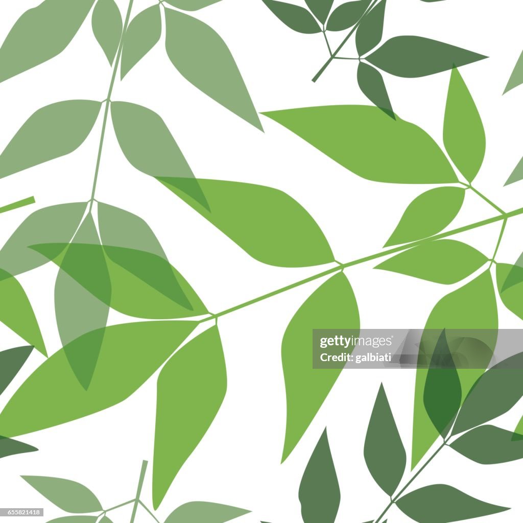 Seamless leaves pattern 8
