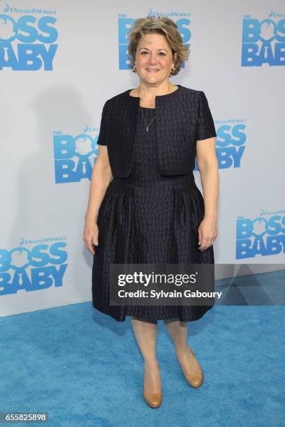 Bonnie Arnold attends "The Boss Baby" New York Premiere on March 20, 2017 in New York City.