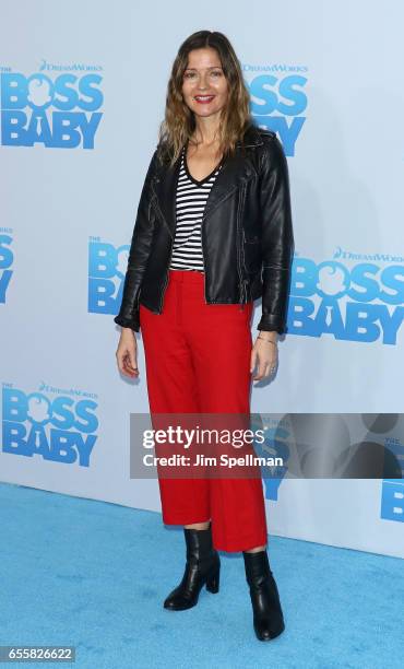 Actress Jill Hennessy attends "The Boss Baby" New York premiere at AMC Loews Lincoln Square 13 theater on March 20, 2017 in New York City.