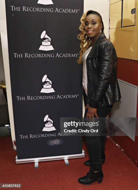 Singer/ songwriter Andrea Martin attends the GRAMMY Pro Songwriters Summit: Women Making Music at The Apollo Theater on March 20, 2017 in New York...