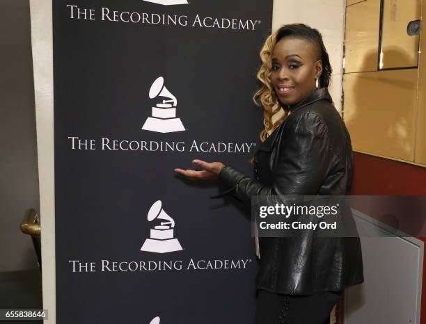 Singer/ songwriter Andrea Martin attends the GRAMMY Pro Songwriters Summit: Women Making Music at The Apollo Theater on March 20, 2017 in New York...