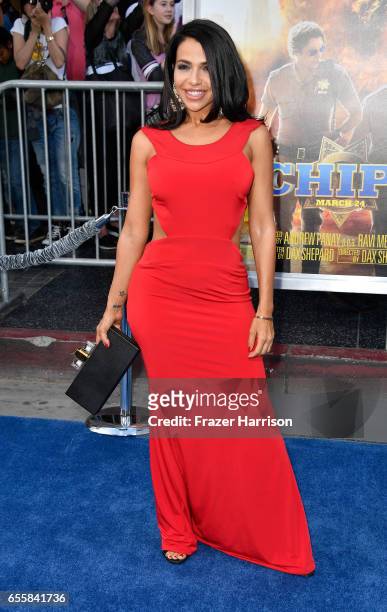 Actress Vida Guerra arrives at the Premiere Of Warner Bros. Pictures' "CHiPS" at TCL Chinese Theatre on March 20, 2017 in Hollywood, California.