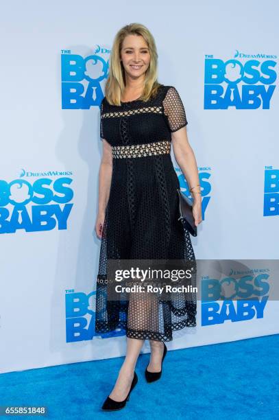 Actress Lisa Kudrow attends "The Boss Baby" New York Premiere at AMC Loews Lincoln Square 13 theater on March 20, 2017 in New York City.