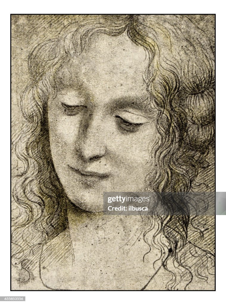 Leonardo's sketches and drawings: Virgin of 'Virgin of the Rocks'