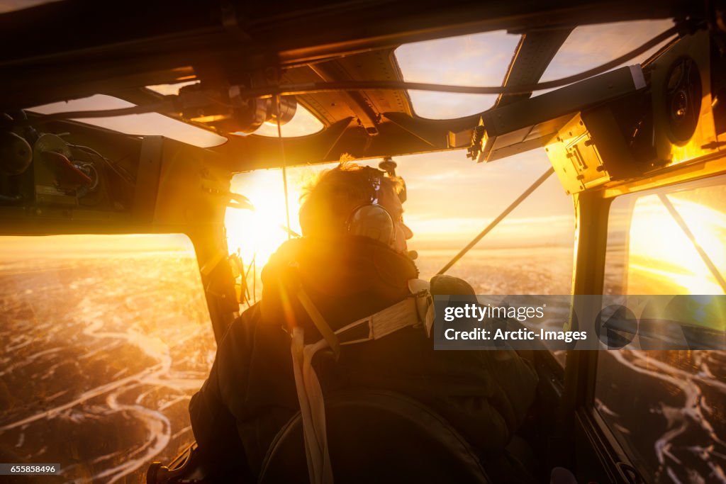 Pilot, Propeller Plane, Iceland