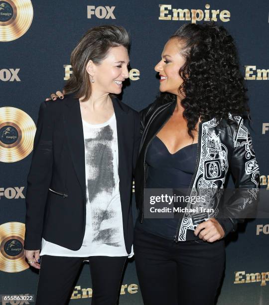 Ilene Chaiken and Sanaa Hamri arrive to the Spring premiere of FOX's "Empire" held at Pacific Theatres at The Grove on March 20, 2017 in Los Angeles,...