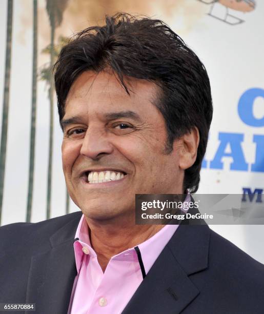 Actor Erik Estrada arrives at the premiere of Warner Bros. Pictures' "CHiPS" at TCL Chinese Theatre on March 20, 2017 in Hollywood, California.