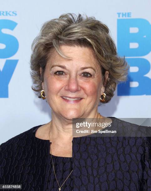 Producer Bonnie Arnold attends "The Boss Baby" New York premiere at AMC Loews Lincoln Square 13 theater on March 20, 2017 in New York City.
