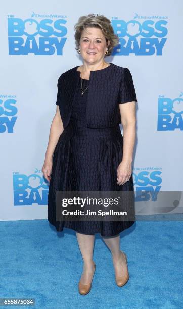 Producer Bonnie Arnold attends "The Boss Baby" New York premiere at AMC Loews Lincoln Square 13 theater on March 20, 2017 in New York City.