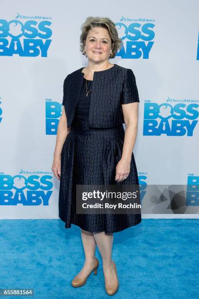 Producer Bonnie Arnold attends "The Boss Baby" New York Premiere at AMC Loews Lincoln Square 13 theater on March 20, 2017 in New York City.