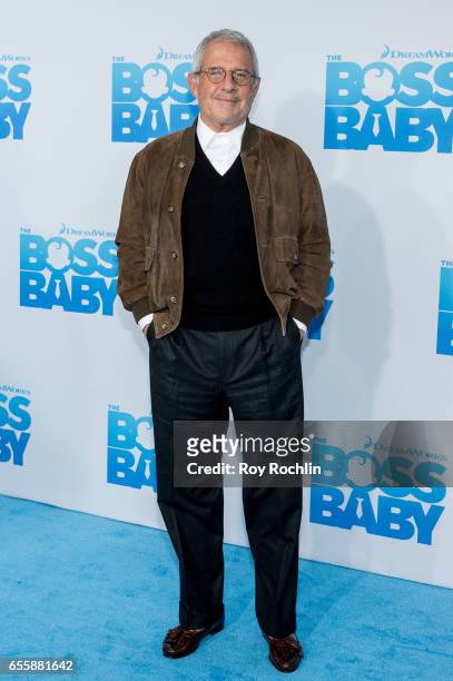 Talent Agent Ronald Meyer attends "The Boss Baby" New York Premiere at AMC Loews Lincoln Square 13 theater on March 20, 2017 in New York City.