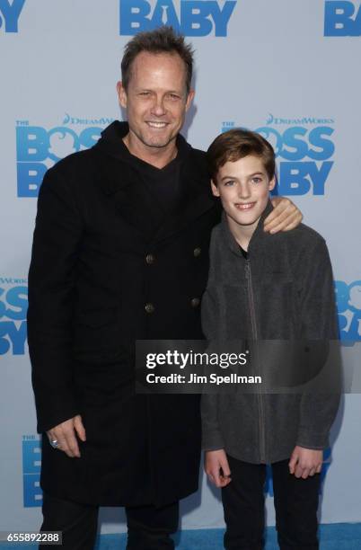 Actors Dean Winters attends "The Boss Baby" New York premiere at AMC Loews Lincoln Square 13 theater on March 20, 2017 in New York City.