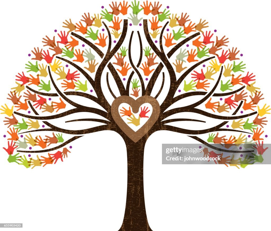 Fall Heart Tree Frame Fall Heart Tree Clip Art Heart Tree Stock Photos, Royalty Free Heart