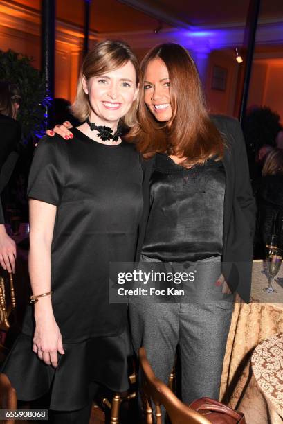 Annabelle Milot and Karine Arsene attend "Gala D'Enfance Majuscule 2017" Charity Gala At Salle Gaveau on March 20, 2017 in Paris, France.