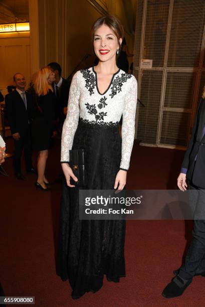 Eleonore Boccara attends "Gala D'Enfance Majuscule 2017" Charity Gala At Salle Gaveau on March 20, 2017 in Paris, France.