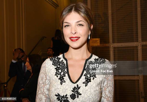 Eleonore Boccara attends "Gala D'Enfance Majuscule 2017" Charity Gala At Salle Gaveau on March 20, 2017 in Paris, France.