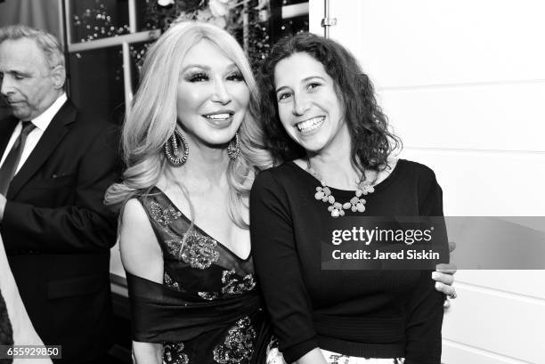 Elizabeth Segerstrom and Ginger Vallen attend the New York Premiere and Celebration of Documentary Film 'Henry T. Segerstrom: Imagining The Future'...