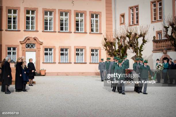 Princess Benedikte of Denmark, Princess Alexandra zu Sayn-Wittgenstein-Berleburg, Princess Nathalie zu Sayn-Wittgenstein-Berleburg and Countess...