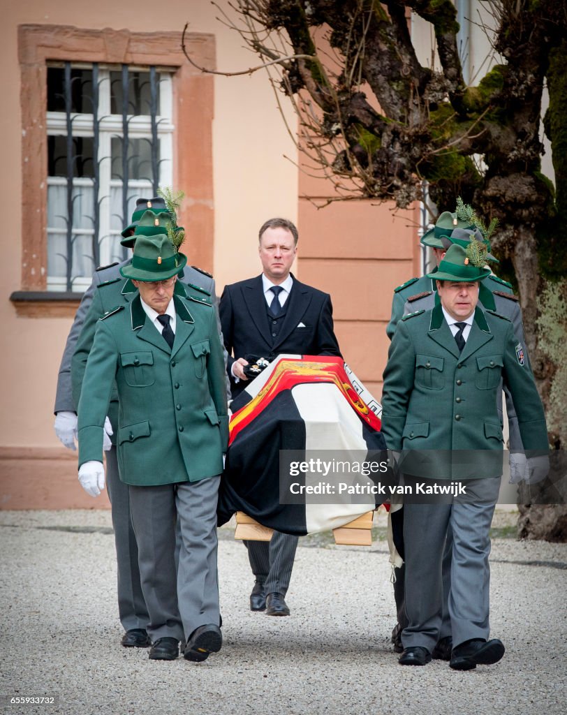 Prince Richard Funeral Service In Bad Berleburg