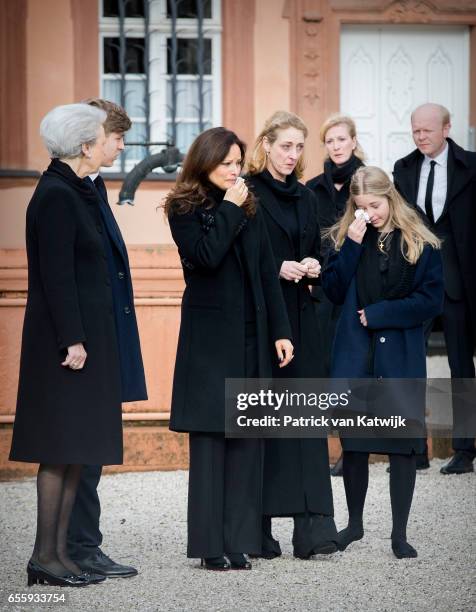 Princess Benedikte of Denmark, Count Richard, Carina Axelsson, Princess Alexandra zu Sayn-Wittgenstein-Berleburg, Princess Nathalie zu...