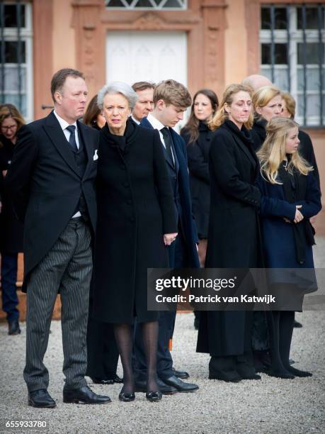 Prince Gustav zu Sayn-Wittgenstein-Berleburg, Princess Benedikte of Denmark, Count Richard, Princess Alexandra zu Sayn-Wittgenstein-Berleburg,...