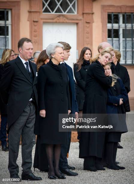 Prince Gustav zu Sayn-Wittgenstein-Berleburg, Princess Benedikte of Denmark, Count Richard, Princess Alexandra zu Sayn-Wittgenstein-Berleburg,...