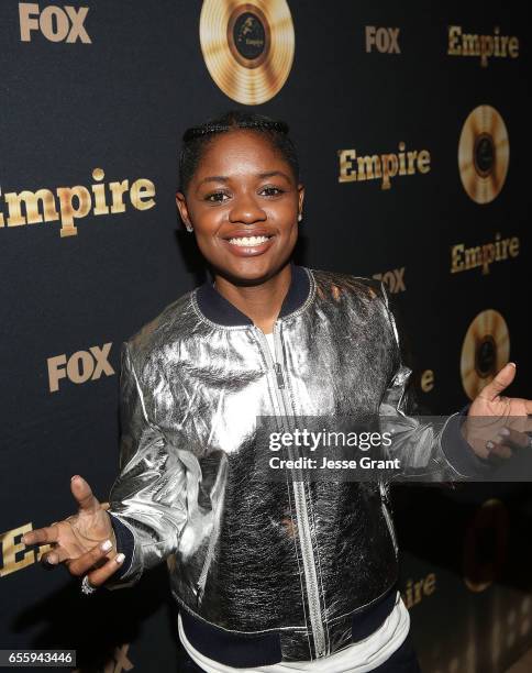 Actress Bre-Z attends the Spring Premiere of FOX's "Empire" at Pacific Theatres at The Grove on March 20, 2017 in Los Angeles, California.