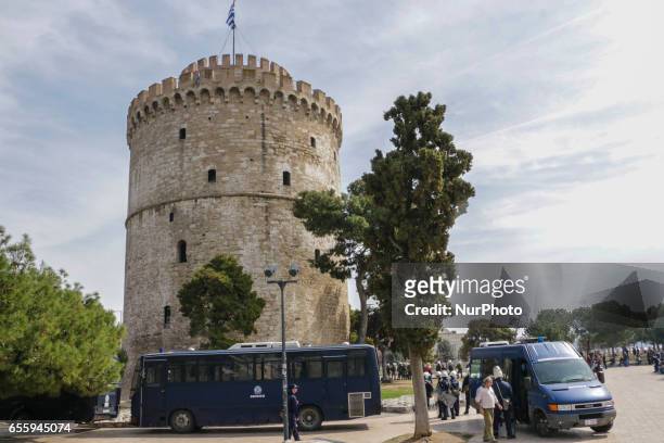 An anti demonstration took place in Thessaloniki on March 19, to protest against the far right nationalist group protest. There were some fights with...