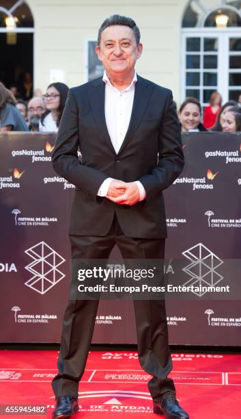Mariano Peña attends the 20th Malaga Film Festival 2017 opening ceremony at the Cervantes Theater on March 17, 2017 in Malaga, Spain.