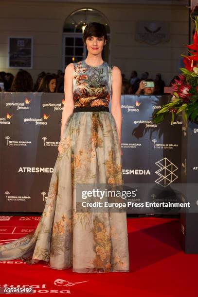Paz Vega attends the 20th Malaga Film Festival 2017 opening ceremony at the Cervantes Theater on March 17, 2017 in Malaga, Spain.