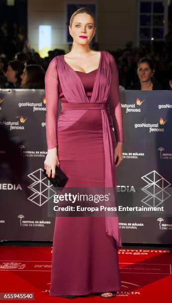 Carolina Bang attends the 20th Malaga Film Festival 2017 opening ceremony at the Cervantes Theater on March 17, 2017 in Malaga, Spain.