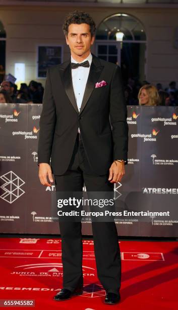 Orson Salazar attends the 20th Malaga Film Festival 2017 opening ceremony at the Cervantes Theater on March 17, 2017 in Malaga, Spain.