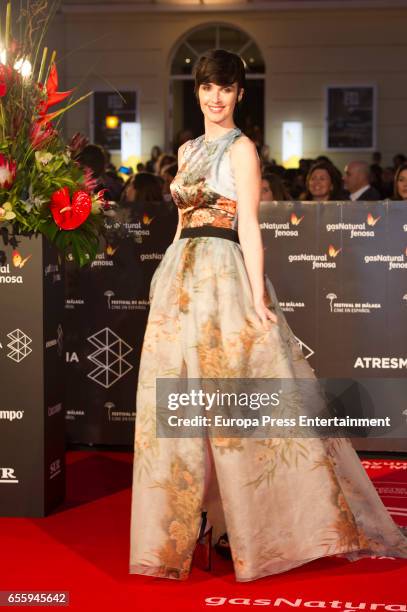 Paz Vega attends the 20th Malaga Film Festival 2017 opening ceremony at the Cervantes Theater on March 17, 2017 in Malaga, Spain.