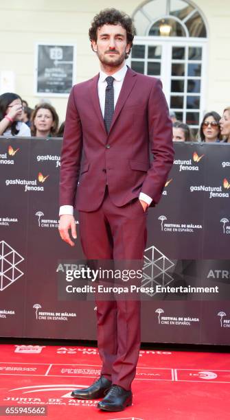 Miki Esparbe attends the 20th Malaga Film Festival 2017 opening ceremony at the Cervantes Theater on March 17, 2017 in Malaga, Spain.