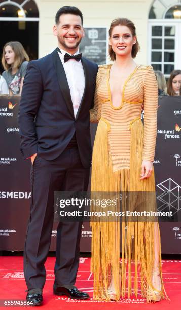 Fran Perea and Manuela Velles attend the 20th Malaga Film Festival 2017 opening ceremony at the Cervantes Theater on March 17, 2017 in Malaga, Spain.