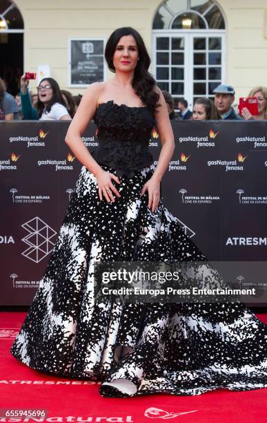 Diana Navarro attends the 20th Malaga Film Festival 2017 opening ceremony at the Cervantes Theater on March 17, 2017 in Malaga, Spain.
