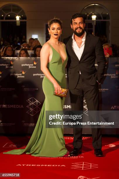 Blanca Suarez and Mario Casas attend the 20th Malaga Film Festival 2017 opening ceremony at the Cervantes Theater on March 17, 2017 in Malaga, Spain.