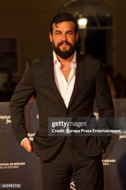 Mario Casas attends the 20th Malaga Film Festival 2017 opening ceremony at the Cervantes Theater on March 17, 2017 in Malaga, Spain.