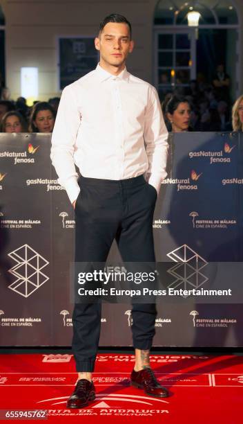 Joel Bosqued attends the 20th Malaga Film Festival 2017 opening ceremony at the Cervantes Theater on March 17, 2017 in Malaga, Spain.