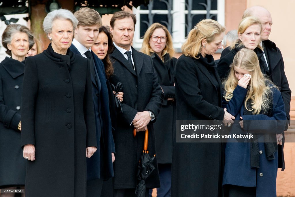 Prince Richard Funeral Service In Bad Berleburg