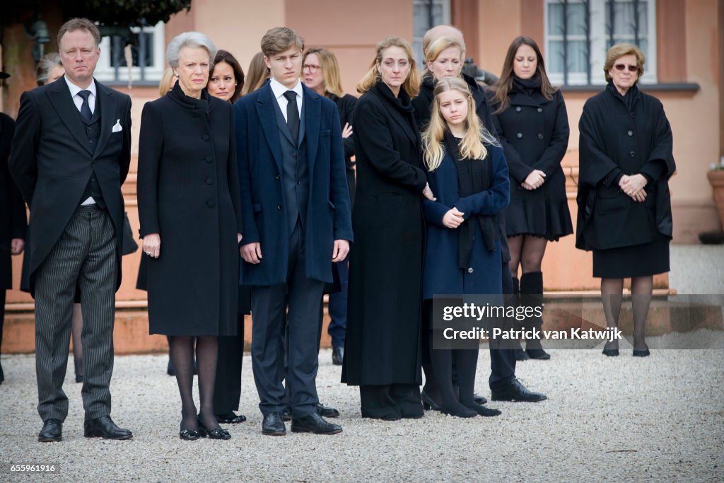 Prince Richard Funeral Service In Bad Berleburg