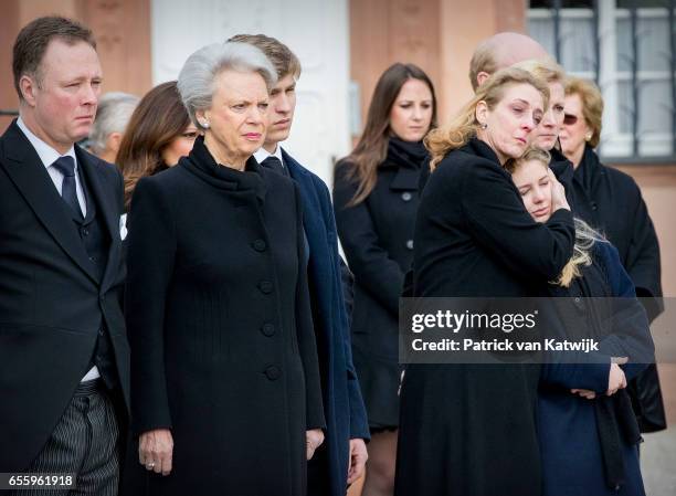 Prince Gustav zu Sayn-Wittgenstein-Berleburg, Princess Benedikte of Denmark, Count Richard, Princess Alexandra zu Sayn-Wittgenstein-Berleburg,...