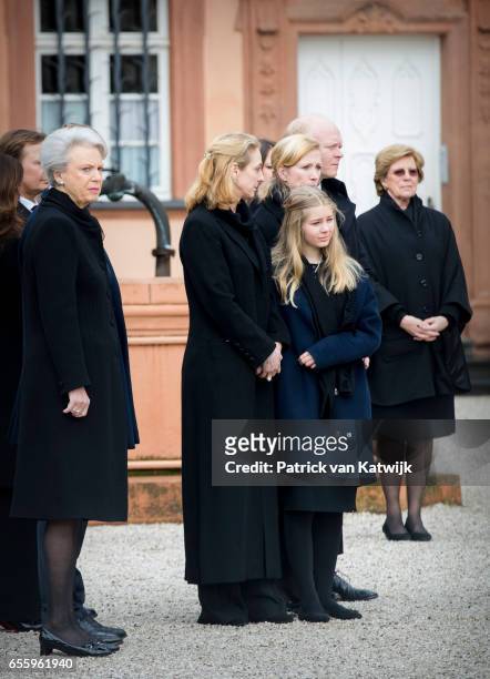 Princess Benedikte of Denmark, Princess Alexandra zu Sayn-Wittgenstein-Berleburg, Countess Ingrid, Princess Nathalie zu Sayn-Wittgenstein-Berleburg...