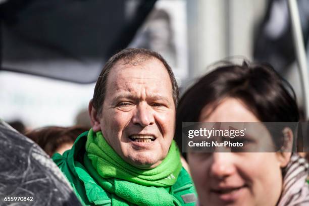 Thousands of workers in the health sector and non profit gathered to protest for more public funds and stop austerity. About 10.000 protesters are...